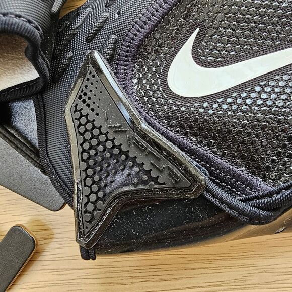 Nike Vapor Jet Football Gloves Size S Black White Receiver Texturized Rubber New - Picture 13 of 15